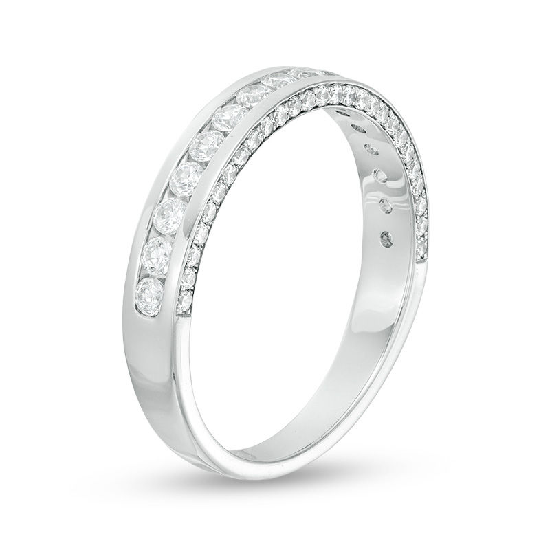 Main Image 2 of 1/2 CT. T.W. Diamond Anniversary Band in 14K White Gold