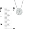 Thumbnail Image 4 of Convertibilities 1/4 CT. T.W. Baguette and Round Diamond Circle Three-in-One Pendant in Sterling Silver