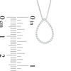Thumbnail Image 4 of Convertibilities 1/5 CT. T.W. Diamond Teardrop Pendant in Sterling Silver and 10K Gold