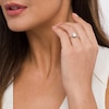 Thumbnail Image 2 of 1 CT. Certified Oval Diamond Solitaire Engagement Ring in 14K White Gold (I/I2)