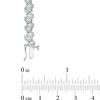 Thumbnail Image 4 of 1/10 CT. T.W. Diamond "S" Tennis Bracelet in Sterling Silver - 7.25"