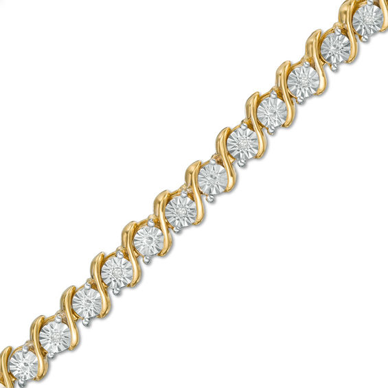 10ct tw NewBorn Lab Created Diamond Tennis Bracelet in 14K White Gold  TTGW06120 - Ramsey's Diamond Jewelers