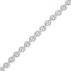 Thumbnail Image 1 of 1/10 CT. T.W. Diamond Orbit Bracelet in Sterling Silver - 7.25"