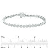 Thumbnail Image 3 of 1/10 CT. T.W. Diamond Orbit Bracelet in Sterling Silver - 7.25"