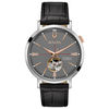 Thumbnail Image 1 of Men's Bulova Classic Automatic Strap Watch with Grey Dial (Model: 98A187)