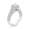 Thumbnail Image 1 of Vera Wang Love Collection 1-3/4 CT. T.W. Certified Diamond Frame Engagement Ring in Platinum (I/SI2)