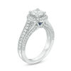 Thumbnail Image 2 of Vera Wang Love Collection 1-3/4 CT. T.W. Certified Diamond Frame Engagement Ring in Platinum (I/SI2)