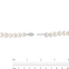 Thumbnail Image 2 of 7.5-8.0mm Freshwater Cultured Pearl Strand Necklace with Sterling Silver Filigree Clasp-24"
