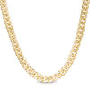 Thumbnail Image 0 of Men's 7.5mm Cuban Link Chain Necklace in Hollow 10K Gold - 24"