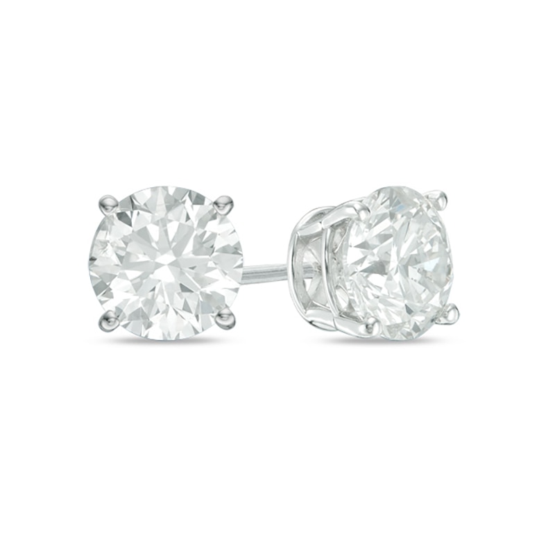 Main Image 1 of 2 CT. T.W. Diamond Solitaire Stud Earrings in 14K White Gold