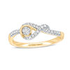 Thumbnail Image 0 of Interwoven™ 1/10 CT. T.W. Diamond Ring in 10K Gold