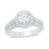 Thumbnail Image 1 of Vera Wang Love Collection 1-3/4 CT. T.W. Certified Diamond Frame Engagement Ring in 14K White Gold (I/SI2)