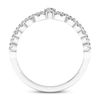 Thumbnail Image 3 of 1/3 CT. T.W. Diamond Heart Crown Ring in 10K White Gold