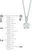 Thumbnail Image 1 of Love's Destiny by Zales 3/8 CT. T.W. Certified Diamond Solitaire Pendant in 14K White Gold (I/I2)