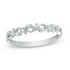 Thumbnail Image 0 of 1/20 CT. T.W. Diamond Vine Vintage-Style Band in 10K White Gold