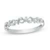 Thumbnail Image 1 of 1/20 CT. T.W. Diamond Vine Vintage-Style Band in 10K White Gold