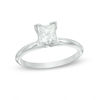 Thumbnail Image 0 of 1 CT. Princess-Cut Diamond Solitaire Engagement Ring in 10K White Gold (K/I3)