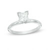 Thumbnail Image 1 of 1 CT. Princess-Cut Diamond Solitaire Engagement Ring in 10K White Gold (K/I3)