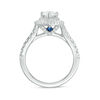 Thumbnail Image 2 of Vera Wang Love Collection 1-3/4 CT. T.W. Certified Pear-Shaped Diamond Frame Engagement Ring in 14K White Gold (I/SI2)
