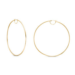 80.0mm Hoop Earrings in 14K Gold