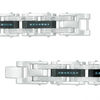 Thumbnail Image 2 of Men’s 1/2 CT. T.W. Enhanced Blue Diamond Triple Row Bracelet in Stainless Steel and Black IP - 8.5"