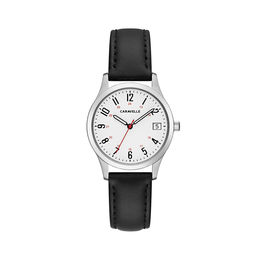 Ladies' Caravelle by Bulova Strap Watch with White Dial (Model: 43M118)