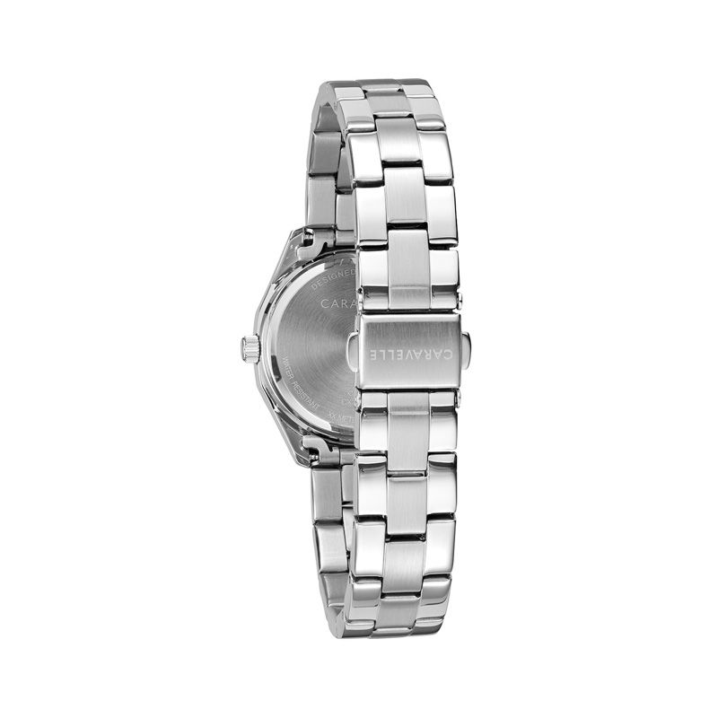 Main Image 3 of Ladies' Caravelle by Bulova Petite Collection Crystal Accent Watch (Model: 43M120)