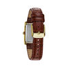 Thumbnail Image 3 of Ladies' Caravelle by Bulova Gold-Tone Strap Watch with Rectangular Silver-Tone Dial (Model: 44L234)