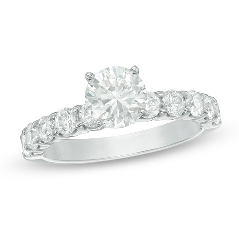 Main Image 1 of 2 CT. T.W. Diamond Engagement Ring in 14K White Gold