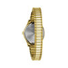 Thumbnail Image 3 of Ladies' Caravelle by Bulova Gold-Tone Expansion Watch with White Dial (Model: 44M113)