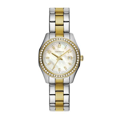 Caravelle by Bulova Women\'s Two-Tone Petite Quartz Analog Wrist Watch VGC Caravelle Designed By Bulova Women main image 3