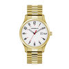 Thumbnail Image 1 of Men's Caravelle by Bulova Gold-Tone Expansion Watch with White Dial (Model: 44B117)