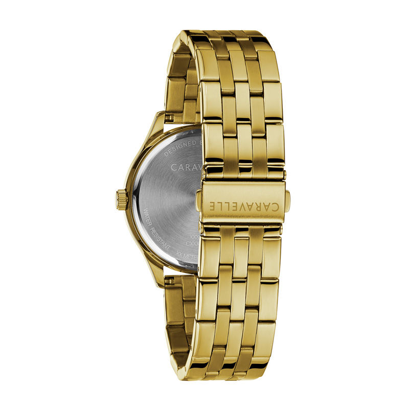 Caravelle by bulova on sale men's gold tone watch