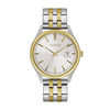 Thumbnail Image 1 of Men's Caravelle by Bulova Two-Tone Watch with White Dial (Model: 45B148)