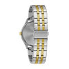 Thumbnail Image 3 of Men's Caravelle by Bulova Two-Tone Watch with White Dial (Model: 45B148)