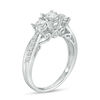 Thumbnail Image 1 of 1/2 CT. T.W. Diamond Past Present Future® Engagement Ring in 10K White Gold