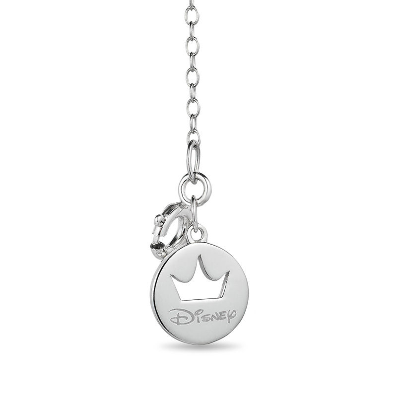 Main Image 2 of Enchanted Disney Pocahontas 1/10 CT. T.W. Diamond Feather Pendant in 10K Gold - 19"
