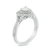 Thumbnail Image 1 of Vera Wang Love Collection 3/4 CT. T.W. Heart-Shaped Diamond Double Frame Twist Engagement Ring in 14K White Gold