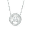 Thumbnail Image 0 of Magnificence™ 1/4 CT. T.W. Diamond Frame Necklace in 10K White Gold
