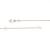 Thumbnail Image 3 of Magnificence™ 1/4 CT. T.W. Diamond Frame Necklace in 10K Rose Gold