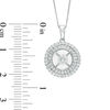 Thumbnail Image 1 of Magnificence™ 1/2 CT. T.W. Diamond Double Frame Pendant in 10K White Gold