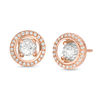 Thumbnail Image 1 of Magnificence™ 1/3 CT. T.W. Diamond Frame Stud Earrings in 10K Rose Gold