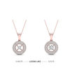 Thumbnail Image 3 of Magnificence™ 1/3 CT. T.W. Diamond Frame Stud Earrings in 10K Rose Gold