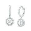 Thumbnail Image 1 of Magnificence™ 1/3 CT. T.W. Diamond Frame Drop Earrings in 10K White Gold