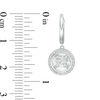 Thumbnail Image 1 of Magnificence™ 1/2 CT. T.W. Diamond Frame Drop Earrings in 10K White Gold