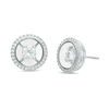 Thumbnail Image 0 of Magnificence™ 1/2 CT. T.W. Diamond Frame Stud Earrings in 10K White Gold