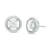 Thumbnail Image 1 of Magnificence™ 1/2 CT. T.W. Diamond Frame Stud Earrings in 10K White Gold