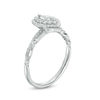 Thumbnail Image 2 of 1/2 CT. T.W. Marquise Diamond Double Frame Vintage-Style Engagement Ring in 14K White Gold