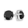 Thumbnail Image 0 of 1-1/4 CT. T.W. Black Diamond Solitaire Stud Earrings in 10K White Gold