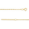 Thumbnail Image 1 of Dolphin Station Anklet in 10K Gold - 10"